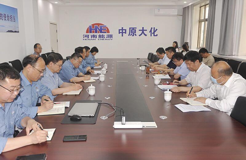 濮阳市副市长聂长明到中原彩天下官网调研