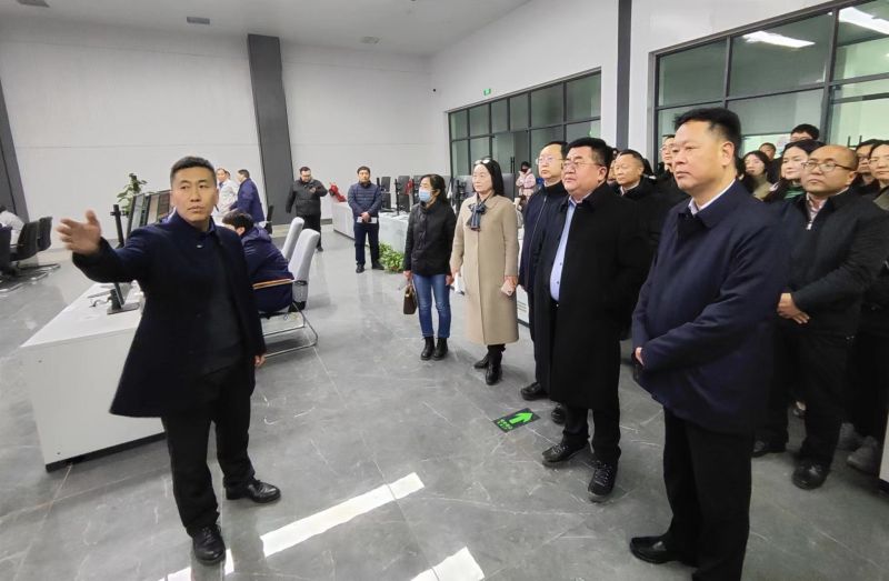 濮阳石油化工职业技术学院党委书记葛磊到中原彩天下官网参观调研