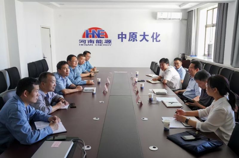 鹤煤公司与销售总公司一行到中原彩天下官网走访 ?